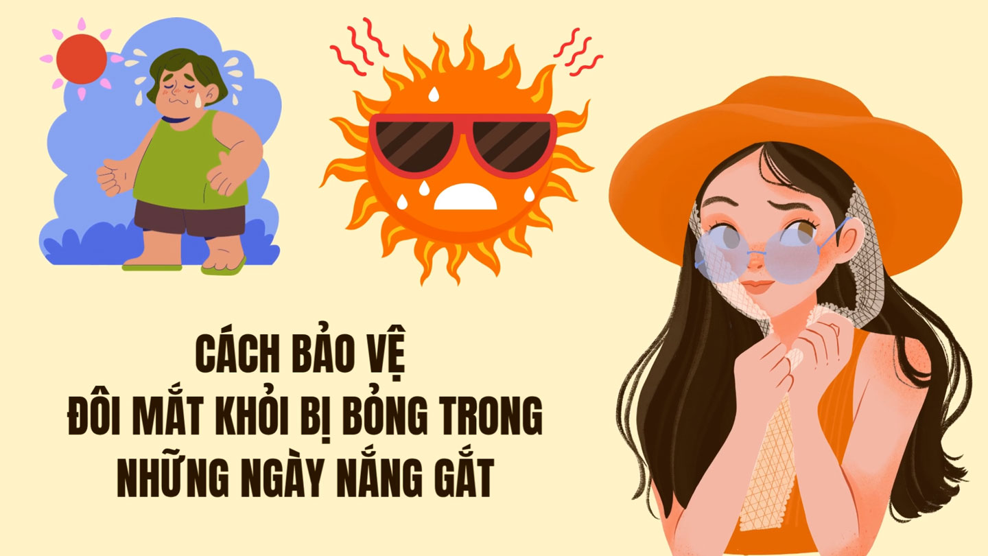 Eyes can get severe sunburn if exposed to ultraviolet rays for too long without protection.