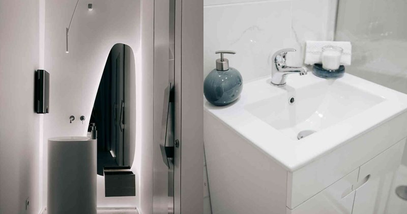 Thiết kế bồn rửa mặt cho căn hộ nhỏ