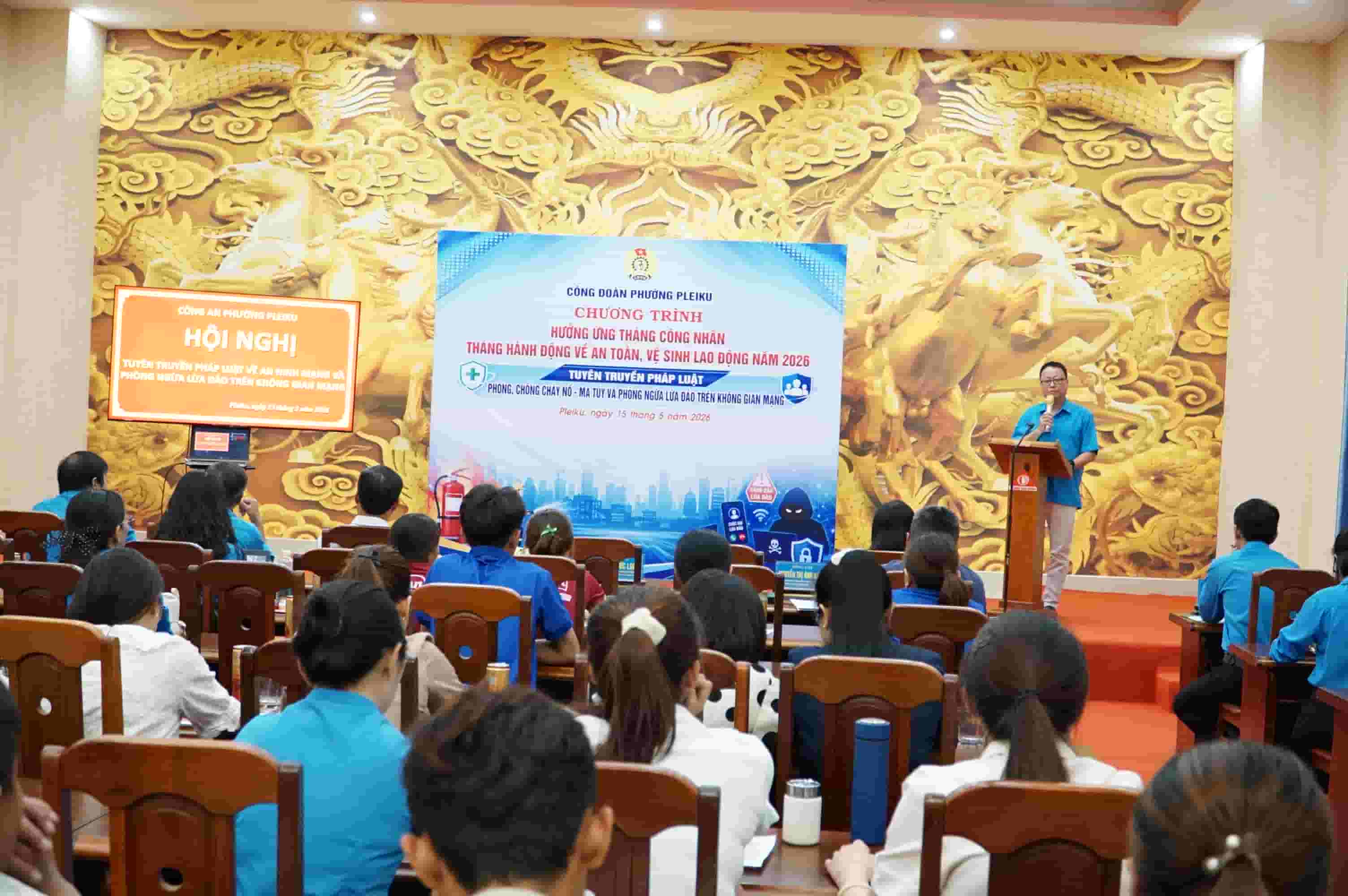 Quang cảnh buổi tuyên truyền pháp luật. Ảnh: Thanh Tuấn 