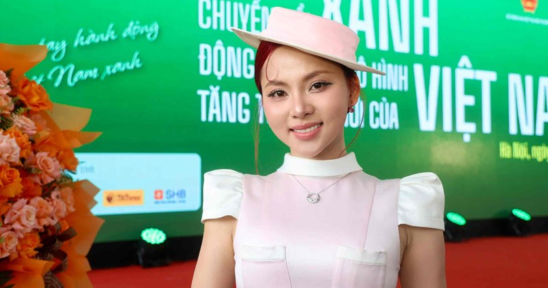 Ngô Lan Hương "cháy" hết mình tại Ngày Chuyển đổi xanh 2026