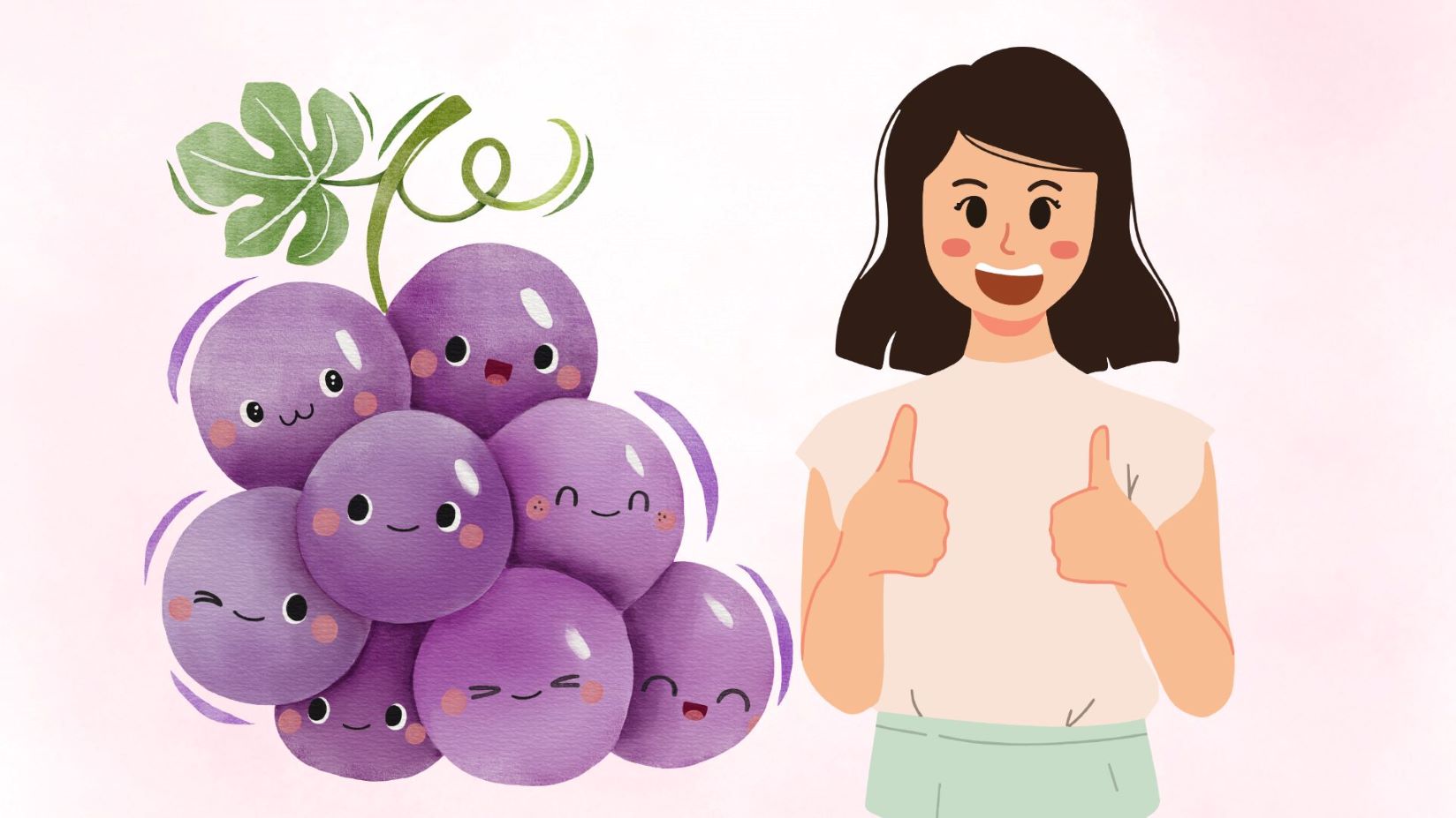 Adding grapes to the diet helps control blood sugar and is good for cardiovascular health. Graphics: Thanh Thanh