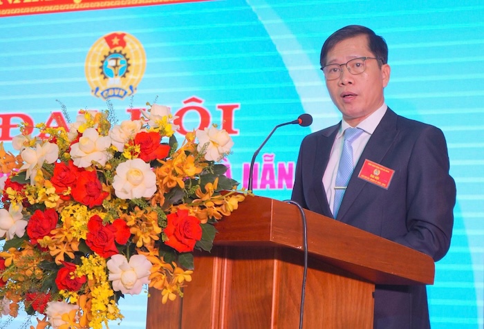 Deputy Director, Chairman of Da Nang Hospital Trade Union, Doctor Nguyen Thanh Trung. Photo: Nguyen Linh