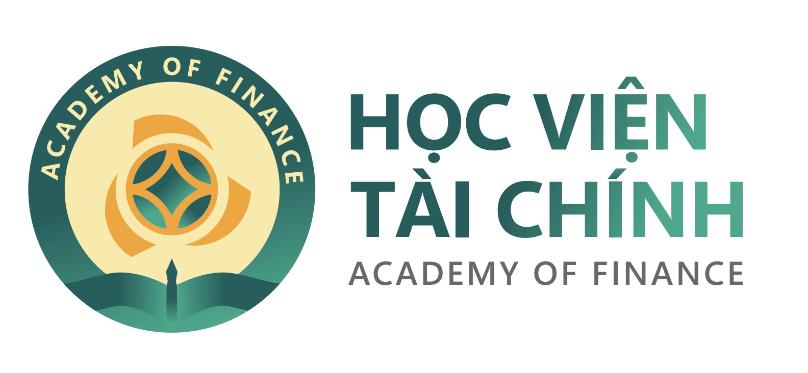 Logo mới của Học viện Tài chính. Ảnh: BTC 