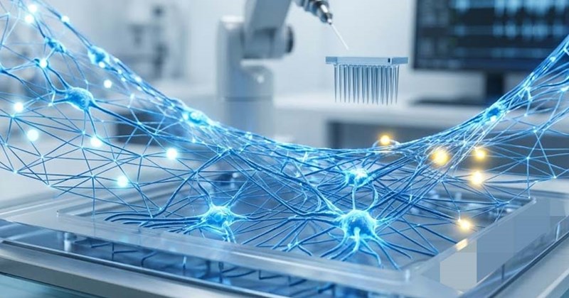Các nhà khoa học tạo thiết bị tính toán 3D từ tế bào não sống