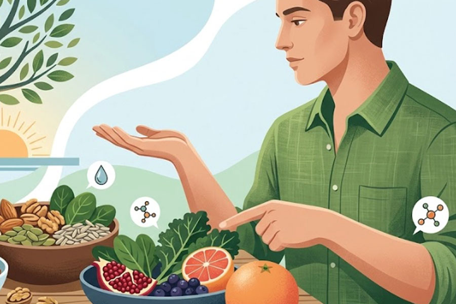 Vegan foods can help boost testosterone naturally. Graphics: Thien Nhan