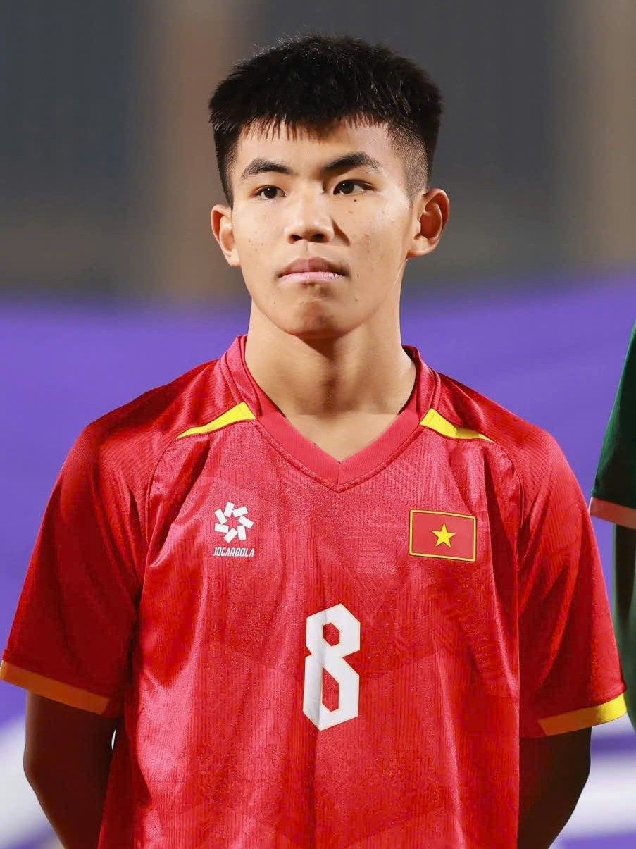 Tiền vệ Minh Thủy của U17 Việt Nam. Ảnh: Sỹ Hiếu