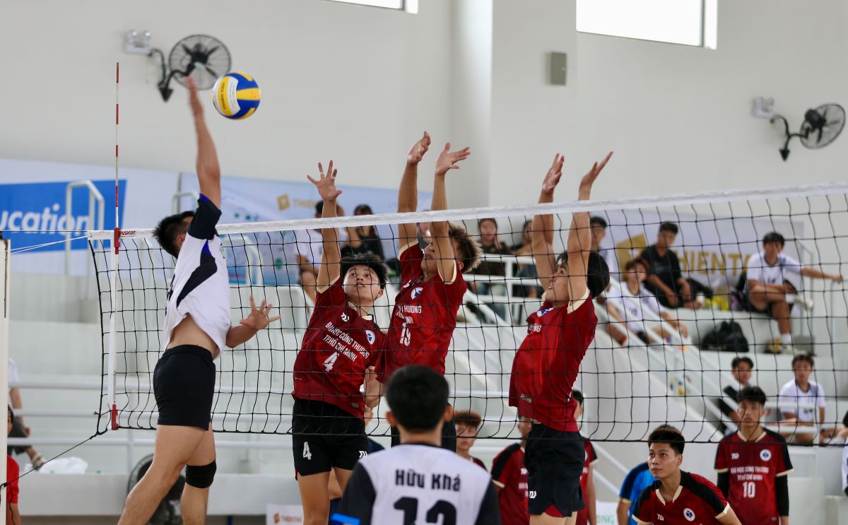 Cúp bóng chuyền Thiên Tân 2026 là sân chơi ý nghĩa, hấp dẫn cho học sinh, sinh viên, đặc biệt tại TPHCM nhiều năm nay. Ảnh: Phương Dũng