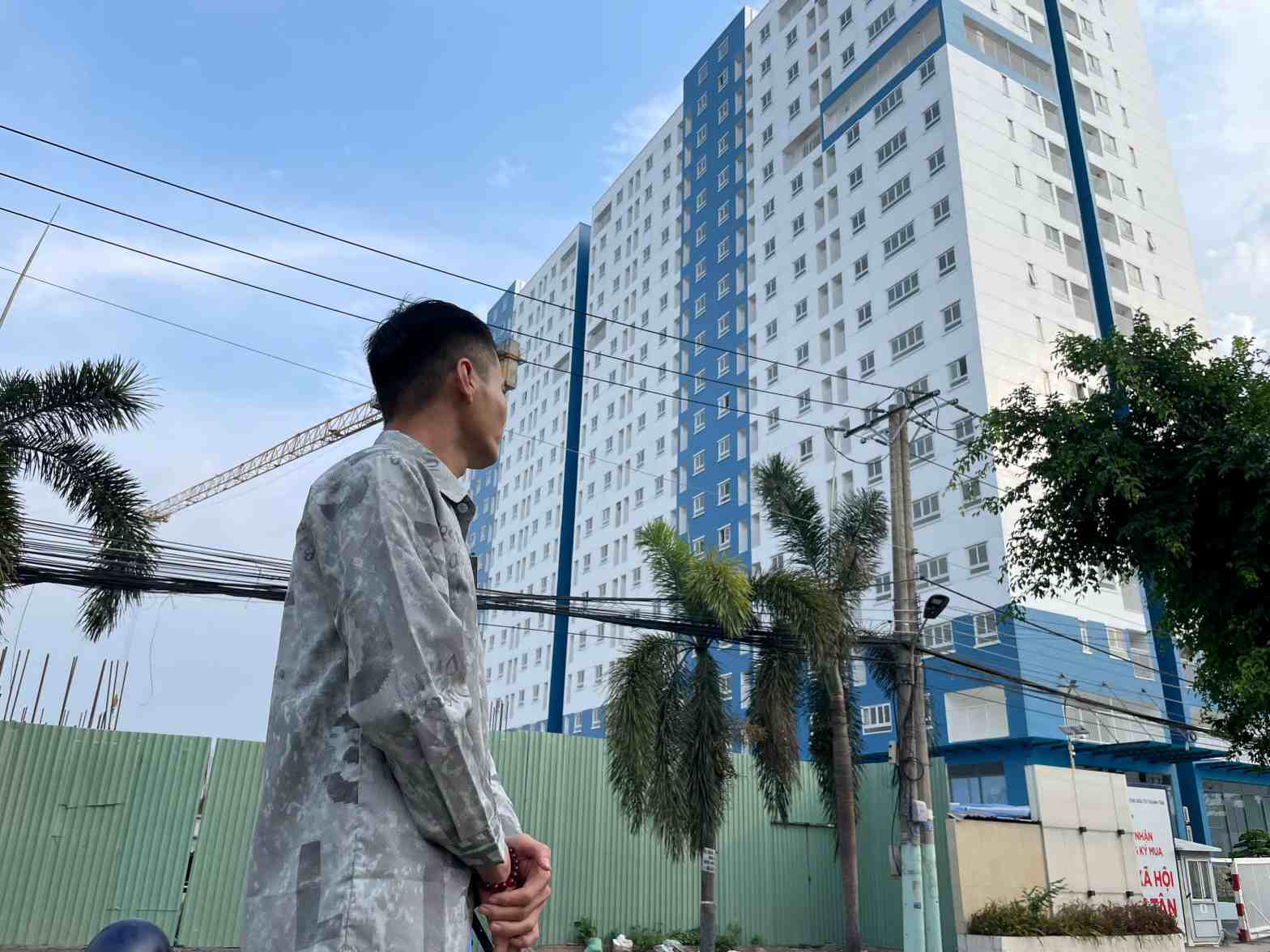 Dự án nhà ở xã hội Thạnh Tân lỗi hẹn bàn giao nhà cho người dân. Ảnh: Đình Trọng