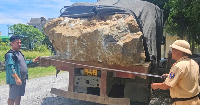 Đồng Nai: Hai xe tải chở đá quá tải bị phạt gần 300 triệu đồng