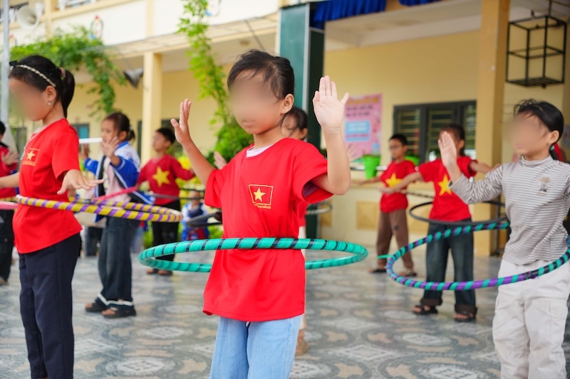 Students are encouraged to exercise and train according to their personal preferences through sports clubs. Photo: M.A