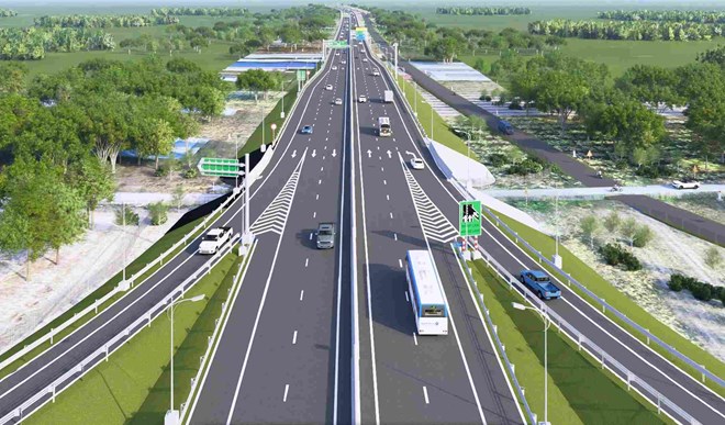 Phối cảnh dự án đường Vành đai 4 TPHCM. Ảnh: Sở Xây dựng TPHCM
