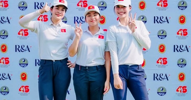 Golf nữ Việt Nam hạng 8 tại Queen Sirikit Cup 2024