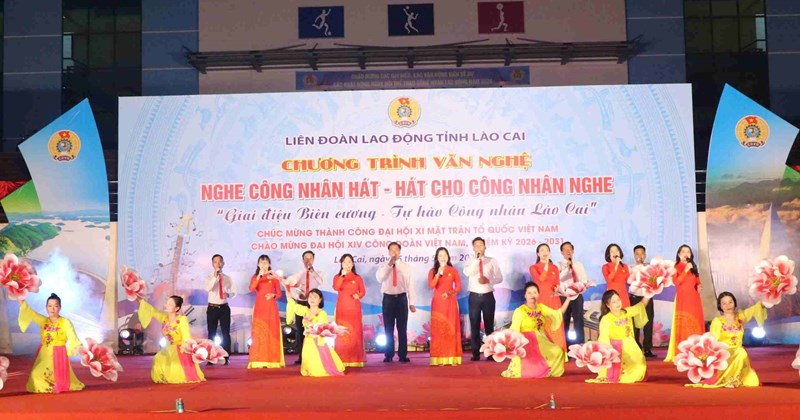 Lào Cai lan tỏa tinh thần đoàn kết trong Ngày Quốc tế Lao động