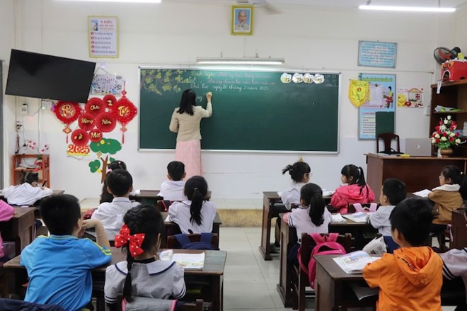Đà Nẵng triển khai kế hoạch đưa tiếng Anh thành ngôn ngữ thứ hai. Ảnh: Nguyễn Linh