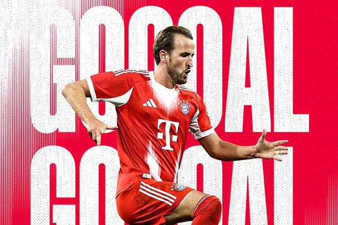 Harry Kane shines with a hat-trick to help Bayern Munich win big over Cologne. Photo: Bayern