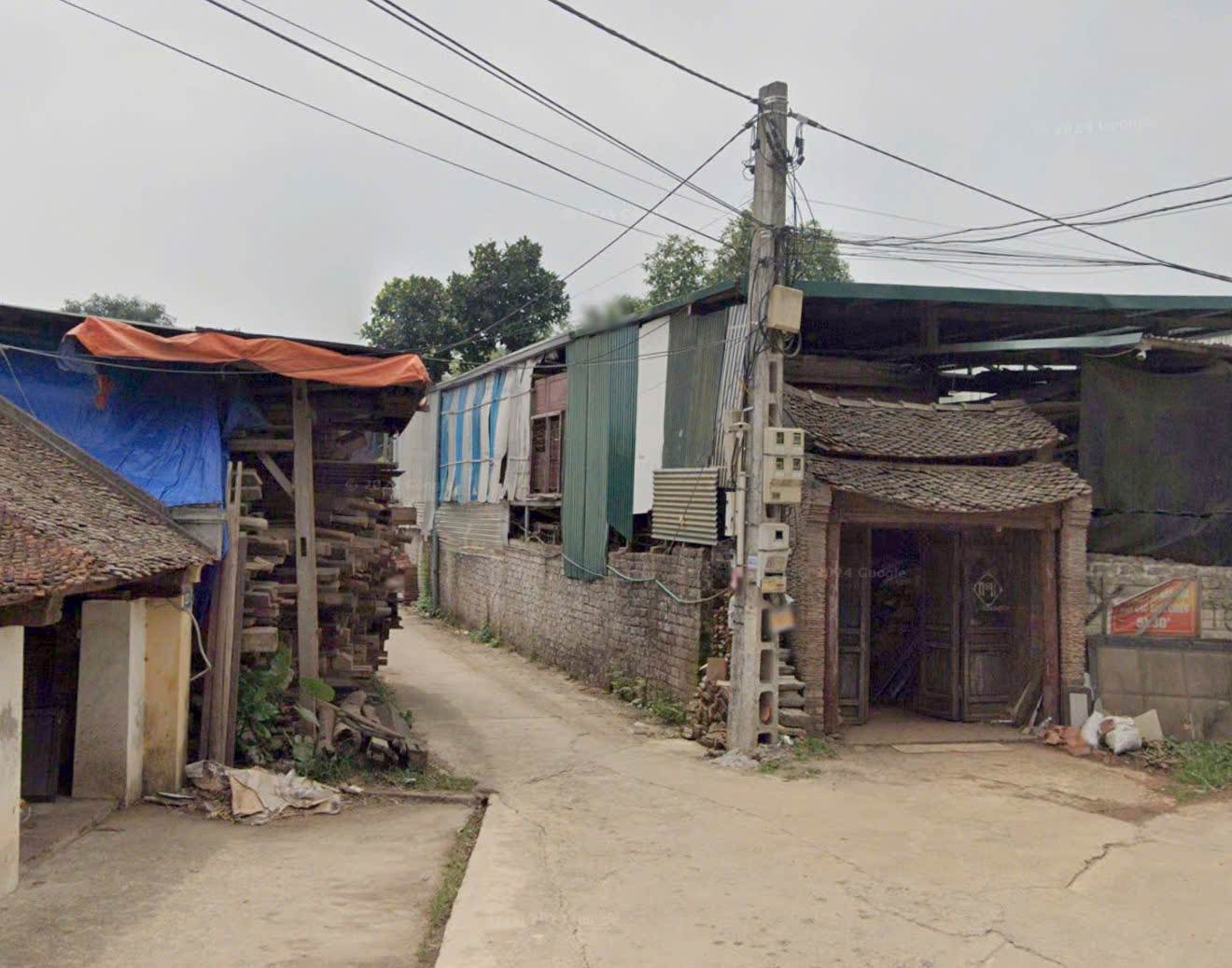 Hình ảnh xưởng gỗ trước khi bị cháy. Ảnh: Google Maps