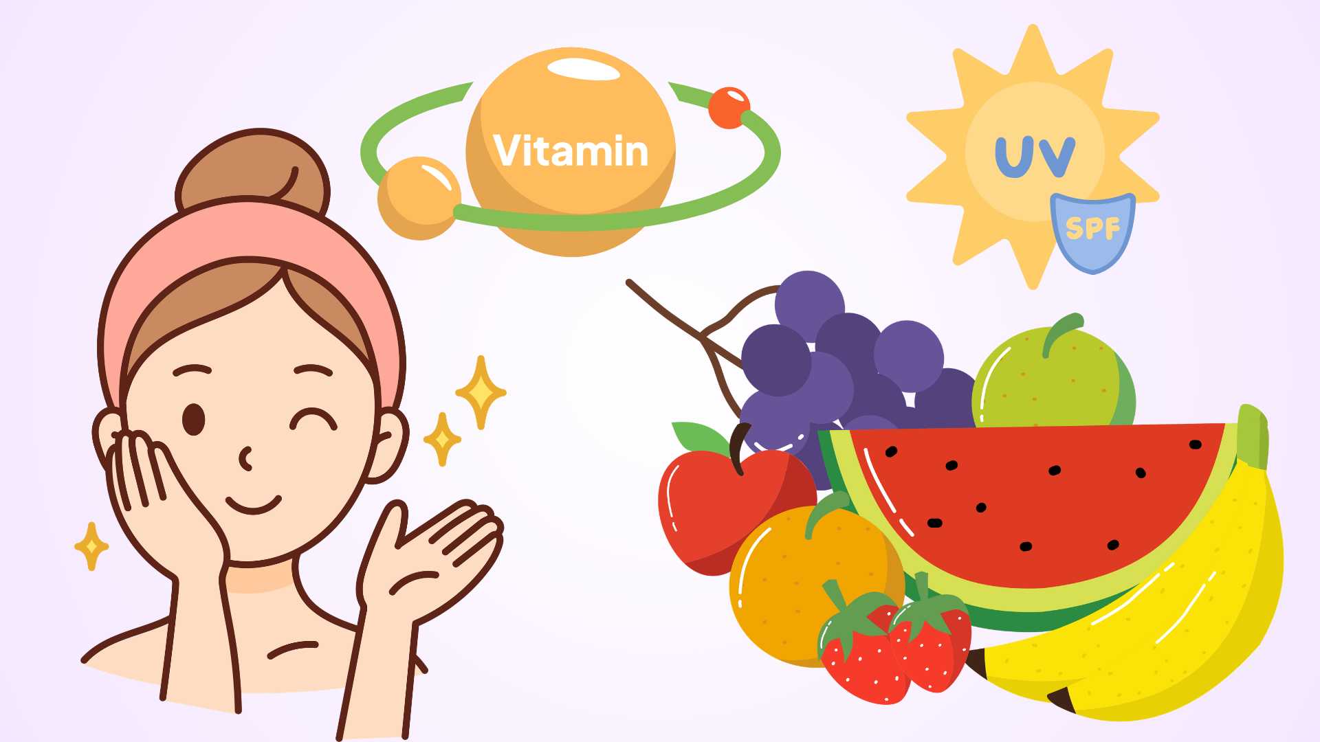 Dishes should be eaten during the day to protect skin from the sun and supplement vitamins from within.