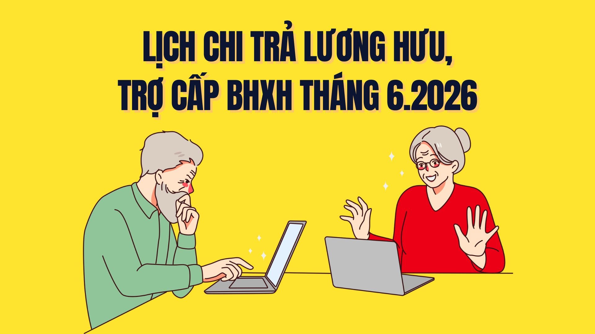 Calendario de pago de pensiones y subsidios de seguro social para junio de 2026 en Hanoi. Gráfico: Tra My