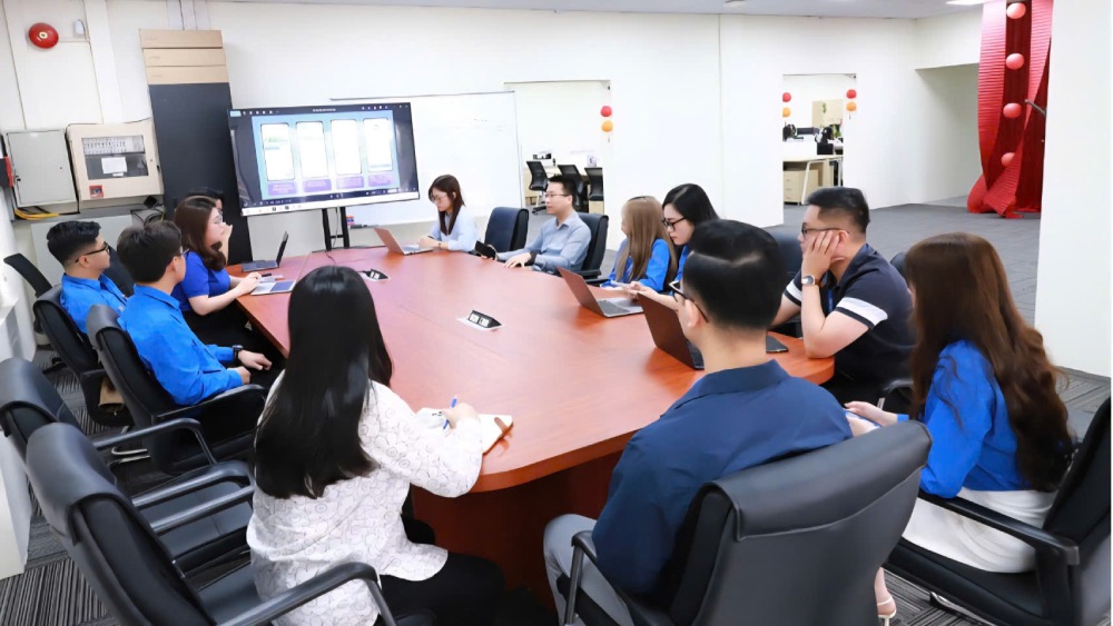 VNPT-Media Trade Union and professionals have just launched many emulation movements to promote growth. Photo: Hong Nhung