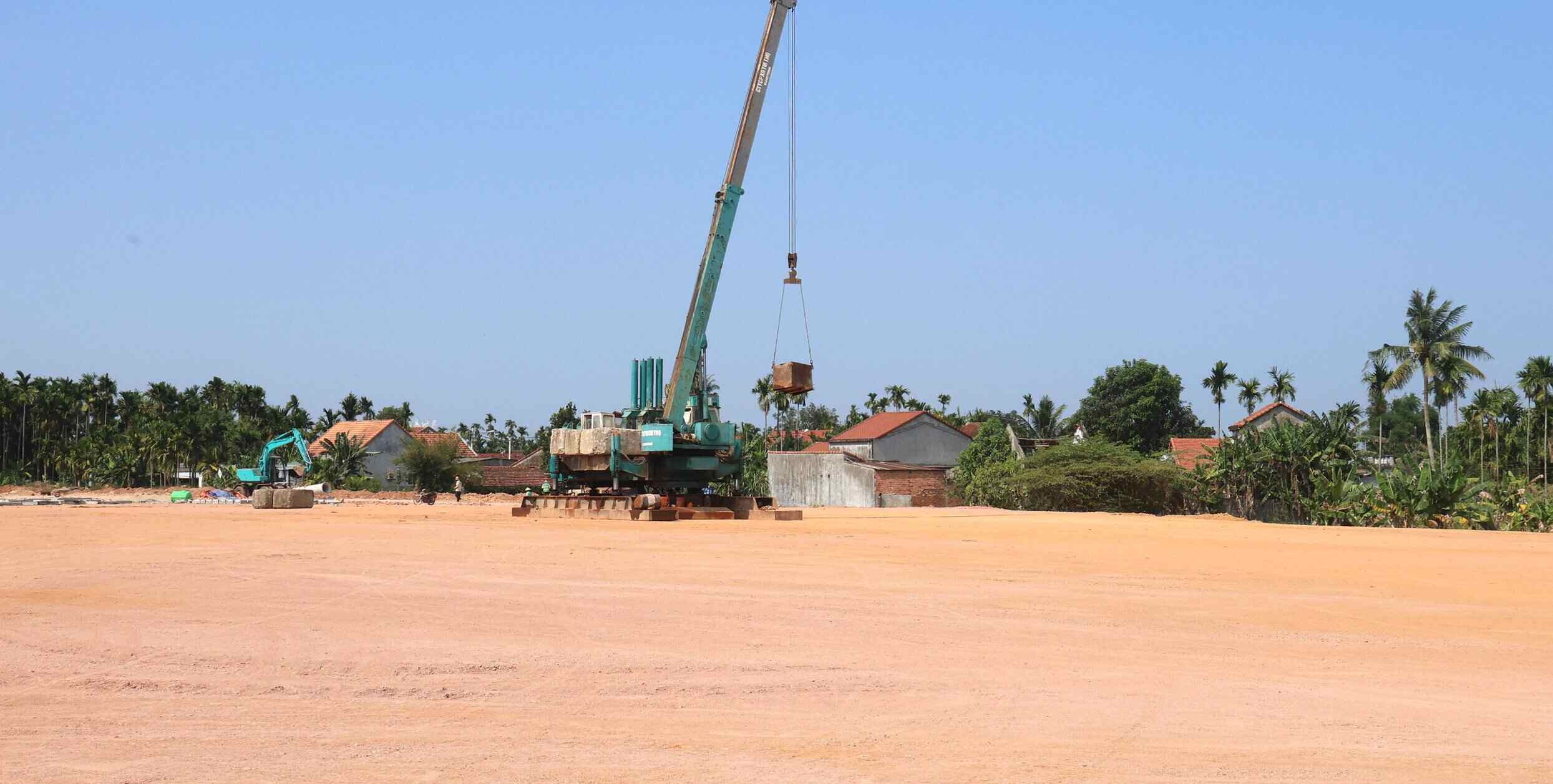 The social housing project in Phu My New Urban Area (Quang Ngai) is expected to start construction of the foundation in June 2026. Photo: Ngoc Duc