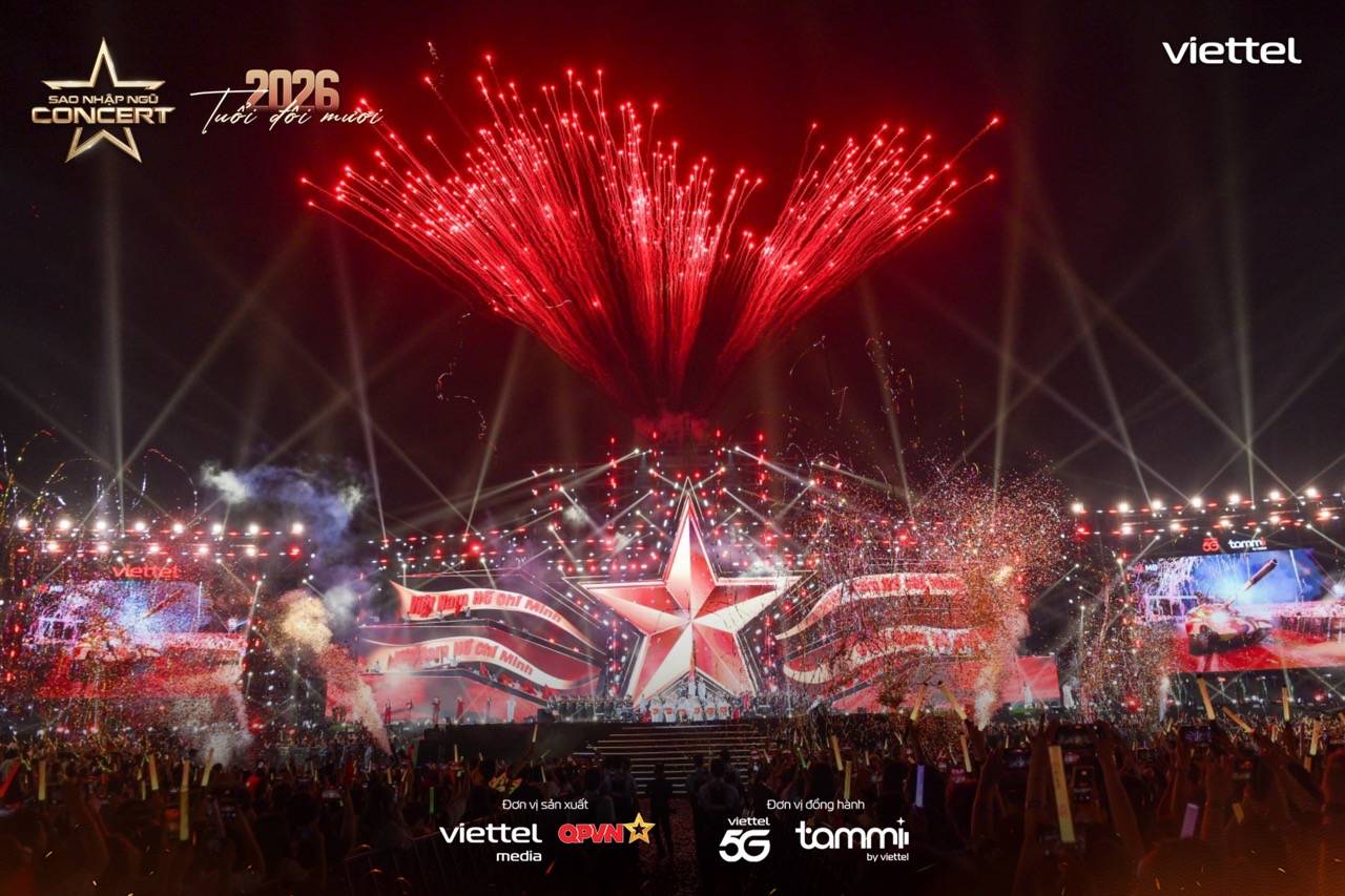 Toàn cảnh concert với 20.000 khán giả. Ảnh: Viettel. 