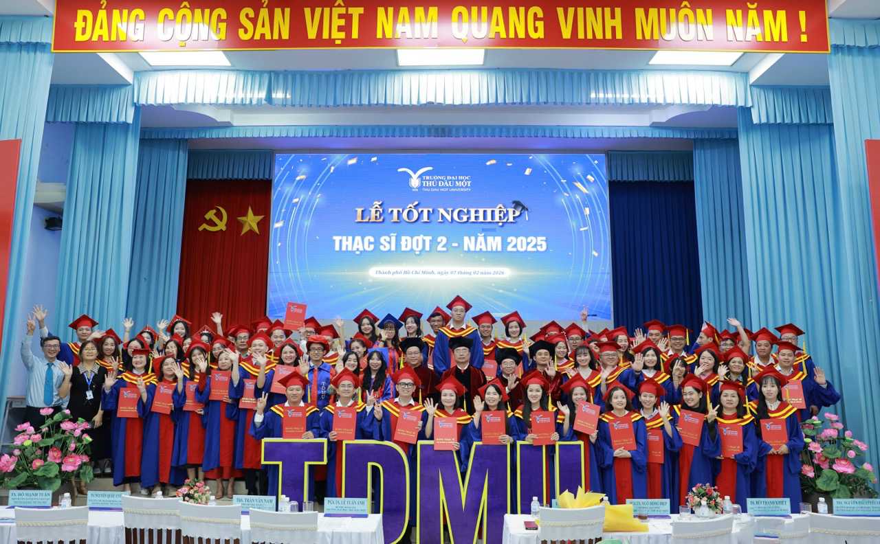 Thu Dau Mot University enrolls master's students in 2026. Photo: Thu Dau Mot University.
