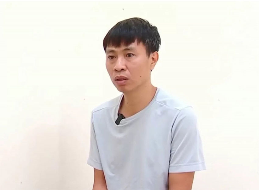 Bị can Khiêm dùng thủ đoạn lập công ty, mua bán bất động sản để che giấu nguồn tiền hưởng lợi từ sản xuất, bán thực phẩm chức năng giả. Ảnh: Bộ Công an