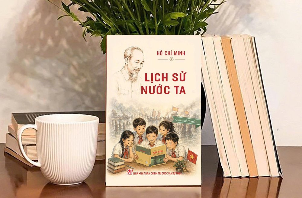 The book "History of our country" has just been published by the National Political Publishing House Truth. Photo: Ai Van