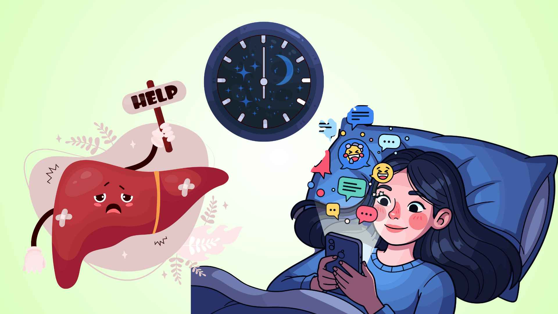 밤 11시 이후에 자주 잠들면 간에 무슨 일이 일어날까요.