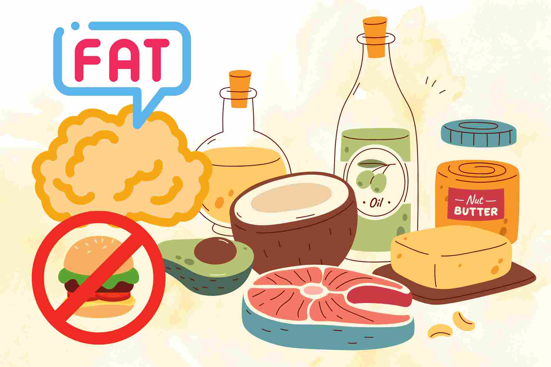 Ways to recognize good or bad fat foods