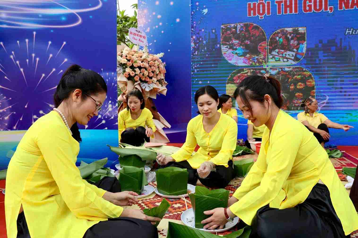Nearly 80 booths participate in the OCOP - Hung Yen Cuisine - Culture and Tourism Week. Photo: Hung Yen Museum