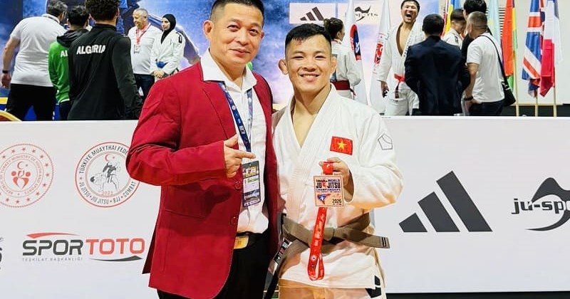 Võ sĩ Việt Nam đoạt 14 HCV tại giải jujitsu contact thế giới 2026