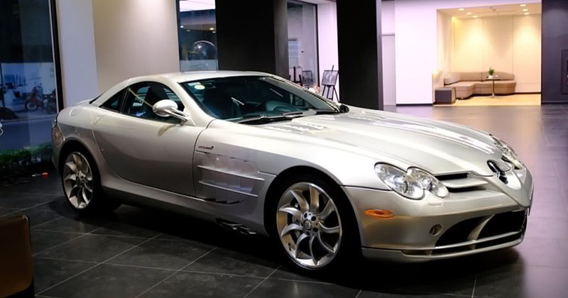 Siêu xe Mercedes-Benz SLR McLaren "mũi tên bạc" tái xuất ở Hà Nội
