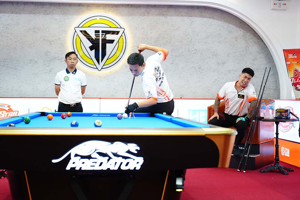 Dương Quốc Hoàng thi đấu ổn định trong trận chung kết. Ảnh: Thế An