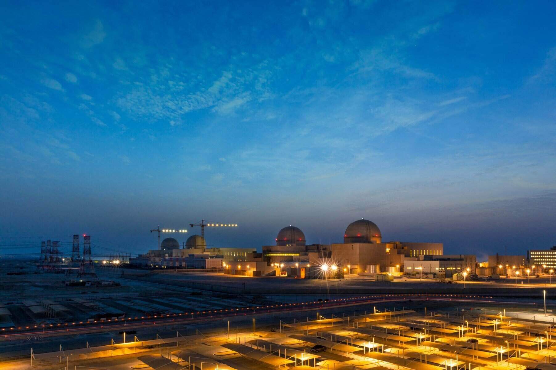 A nuclear power plant in the UAE. Photo: AFP