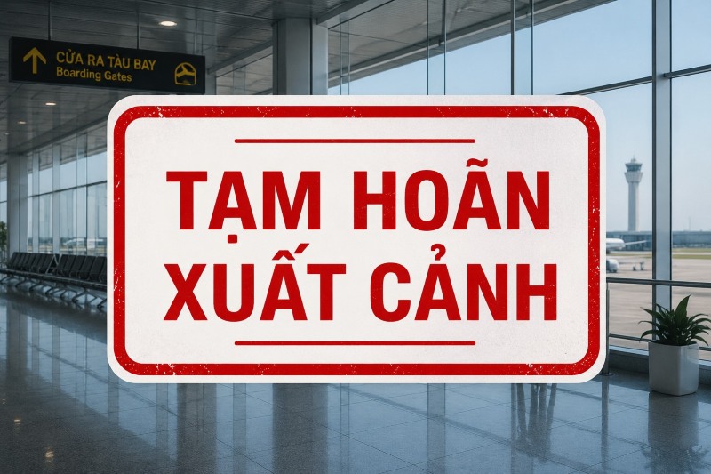 In case the judgment enforcement obligation has been transferred according to the provisions of law, it is not suspended from leaving the country for civil judgment enforcement. Graphics: Nam Duong