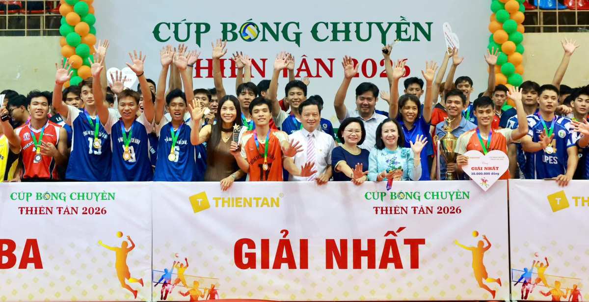 The Tianjin Volleyball Cup has closed after exciting and attractive matches. Photo: Dang Phuong