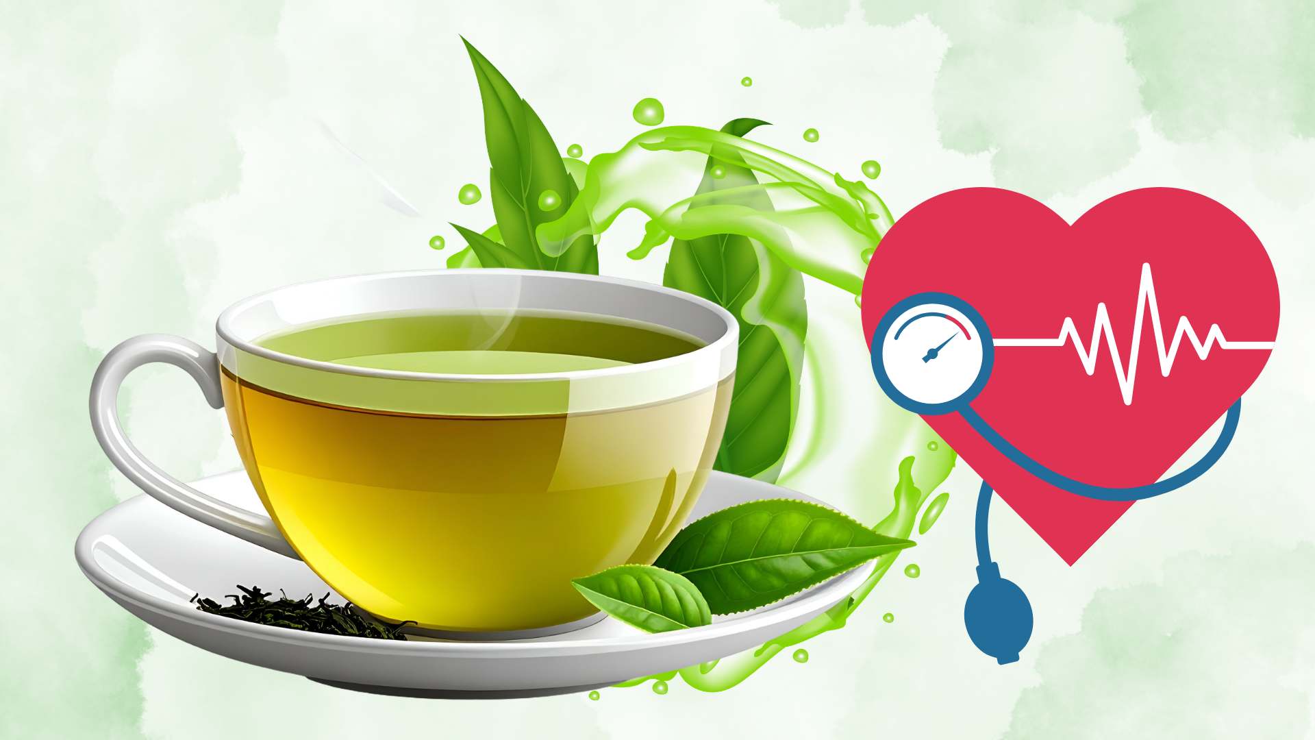 Green tea supports triglyceride control and cardiovascular protection. Graphics: Thanh Thanh