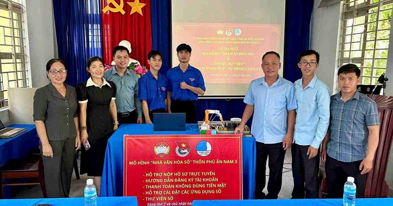 Ra mắt mô hình "Ngôi nhà văn hóa số" và Câu lạc bộ DIY tại khu dân cư
