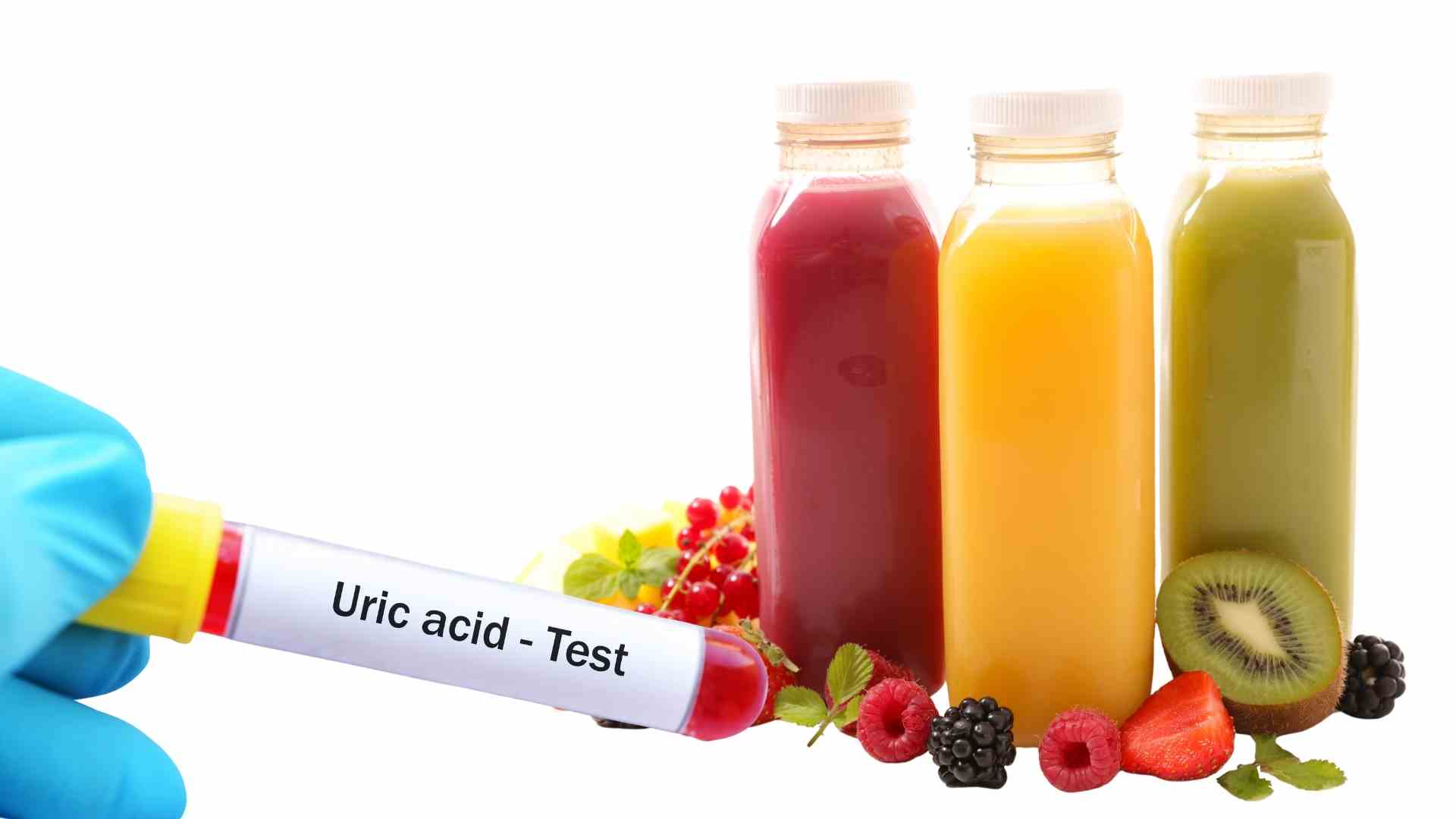 Fruit juice can increase uric acid if drunk incorrectly. Graphics: Ha May