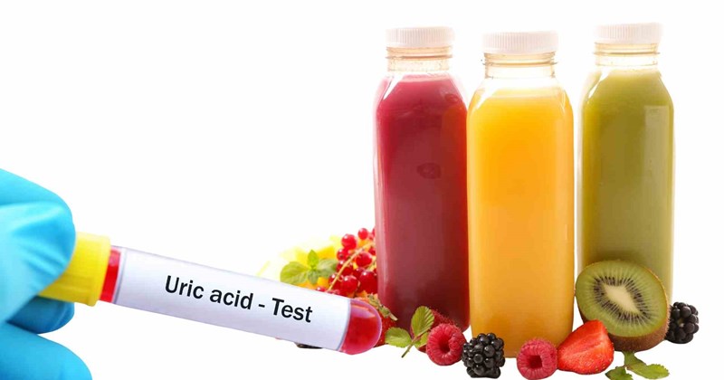 Axit uric cao và sự thật về nước ép trái cây
