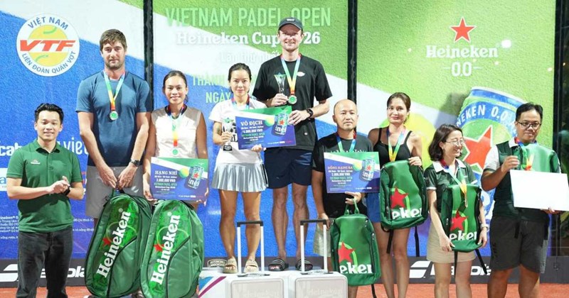 Vietnam Padel Open 2026: Sân chơi chuyên nghiệp bùng nổ