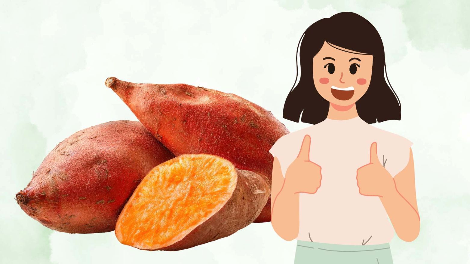Adding sweet potatoes to the diet brings many health benefits. Graphics: Thanh Thanh