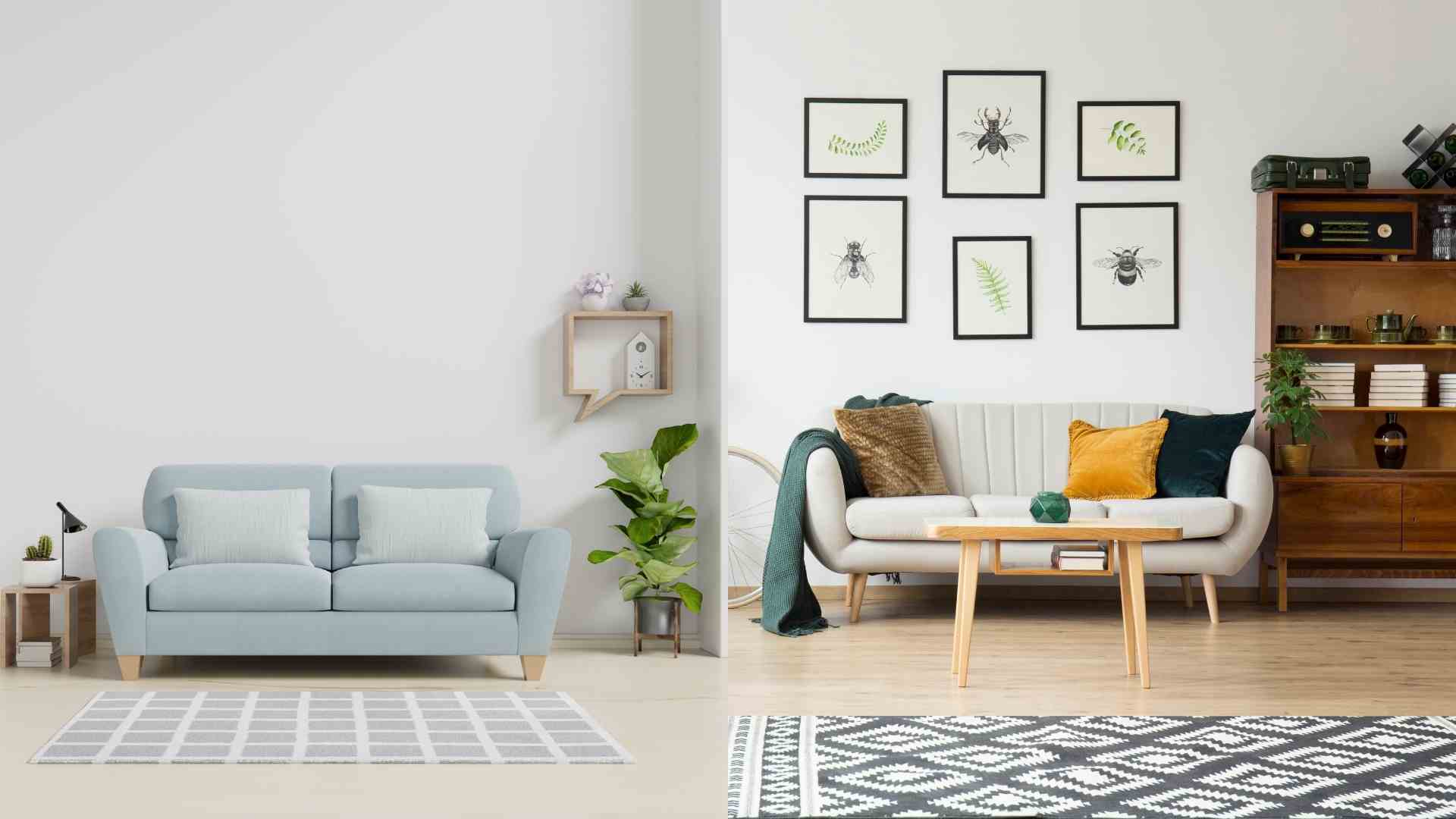 Colors and patterns of carpets will contribute to increasing aesthetics and creating accents for the living room. Graphics: Ha May