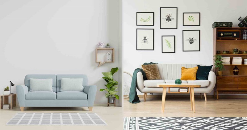 Chọn thảm đẹp cho phòng khách hiện đại