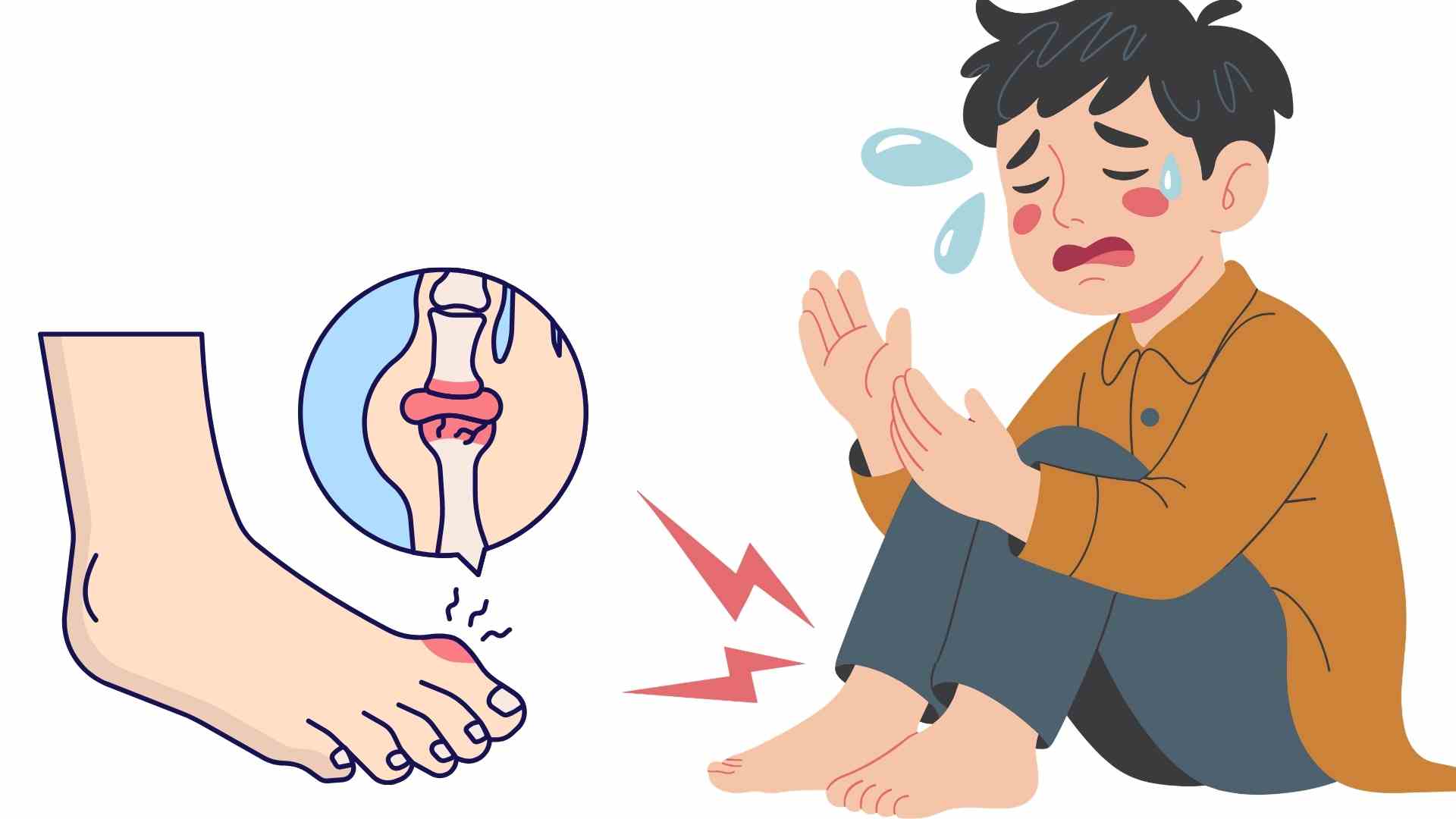 Long-term accumulation of uric acid increases the risk of gout outbreaks. Graphics: Ha May