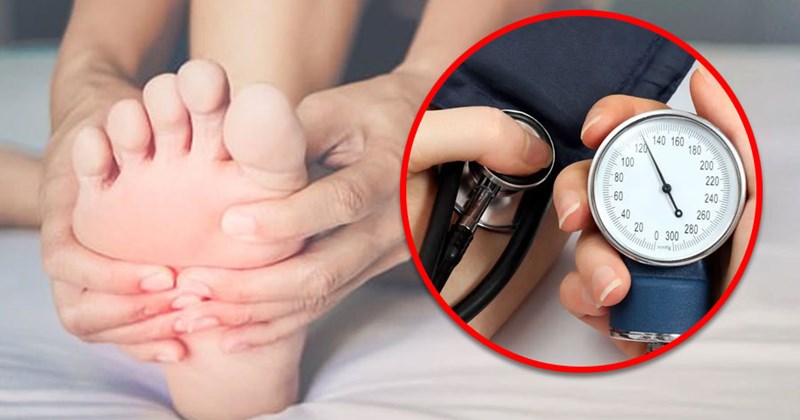 Cao huyết áp: Dấu hiệu sớm cảnh báo nguy cơ ở bàn chân