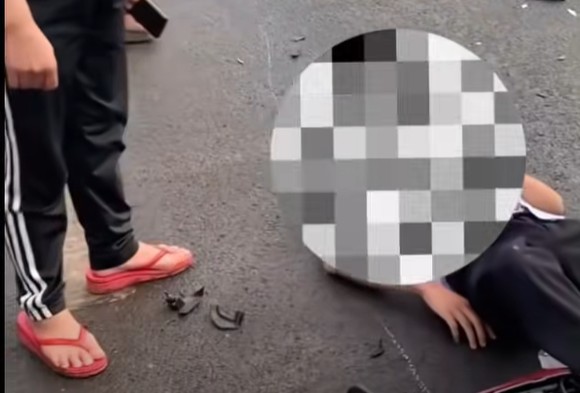 Scene of the traffic accident. Photo: People provided
