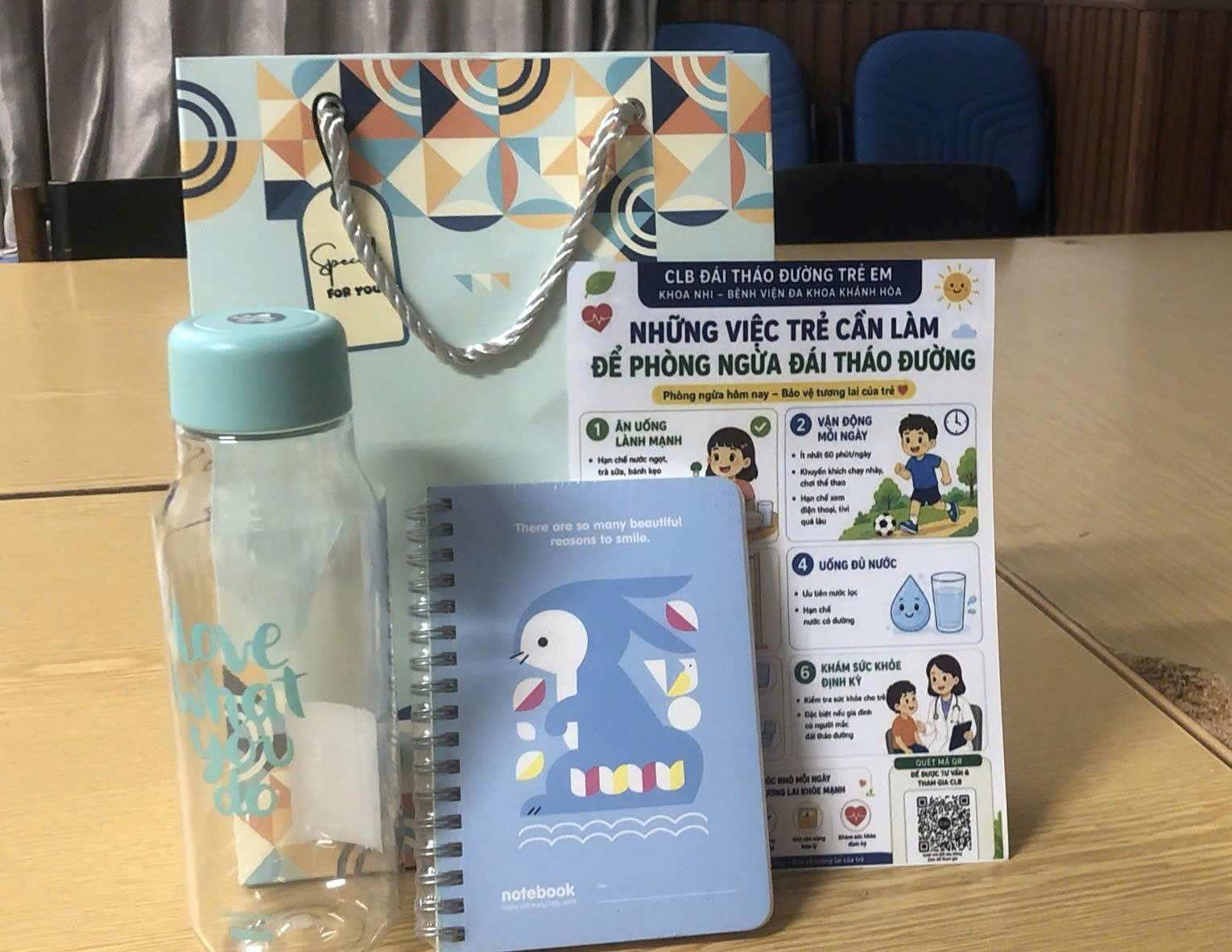 El Club de Diabetes Infantil acaba de ser fundado en el Departamento de Pediatría, Hospital General de Khanh Hoa. Foto: Anh Thu