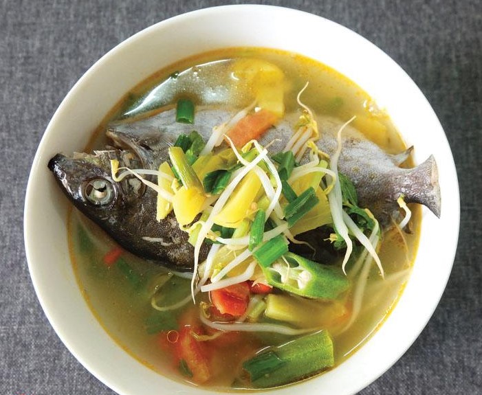 Sour fish soup of Quang Ngai people. Photo: Huynh Thao